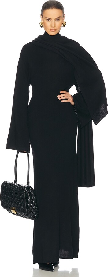Helsa Boden Cashmere Maxi Dress in Black