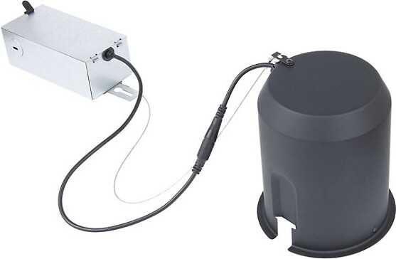 W.A.C. Lighting FQ 4-Inch LED Remodel IC 13W Trimmed Housing in Black