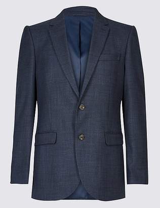 Marks and Spencer Textured 2 Button Regular Fit Jacket