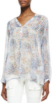 Thumbnail for your product : Joie Martine C Floral-Print Long-Sleeve Blouse