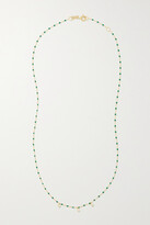 Thumbnail for your product : Gigi Clozeau Mini Gigi 18-karat Gold, Resin And Diamond Necklace - One size