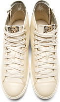 Thumbnail for your product : Diesel Ivory Leather D-Zippy High-Top Sneakers