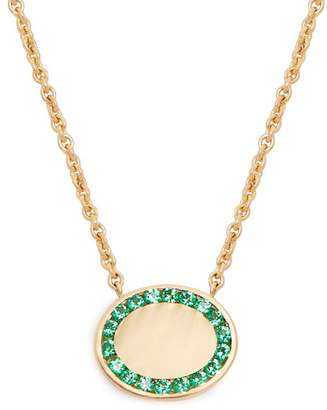 Jessica Biales - Candy Emerald & Yellow Gold Necklace - Womens - Green