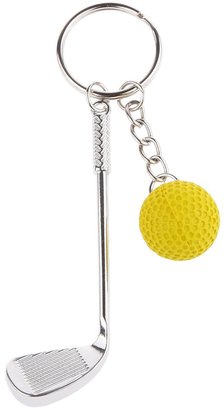 Generic Mini Golf Clubs & Ball Pendant Purse Bag Keyring Key Chain Gift