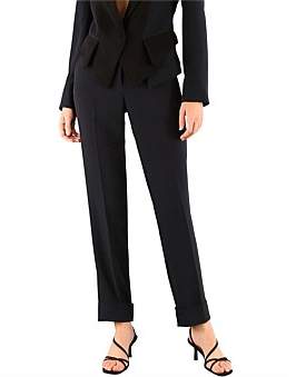 Bianca Spender Navy Crepe Svelte Pant Bianca Spender Navy Crepe Svelte Pant