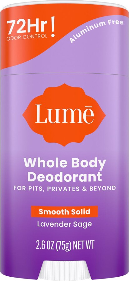 Lume Whole Body Deodorant Stick, Lavender Sage, 2.6 OZ
