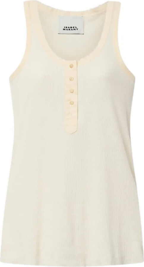 Isabel Marant Helma button-details tank top