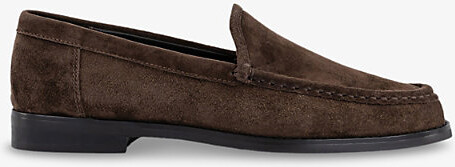 Tony Bianco Womens Espresso Suede Zoe Suede Loafers Eur 41 / 8 Uk Women