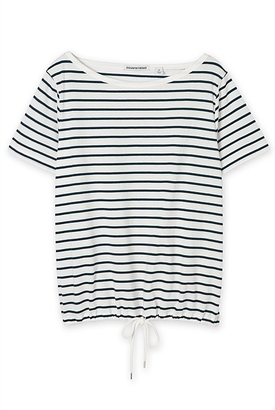 Country Road Draw String Stripe T-Shirt