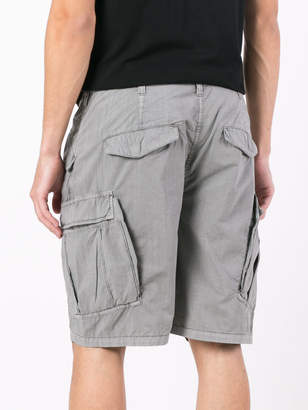 Armani Jeans logo patch cargo shorts
