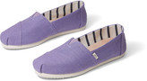 Thumbnail for your product : Toms Purple Canvas Women's Classics