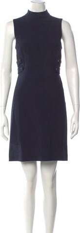 Lewit Mock Neck Mini Dress