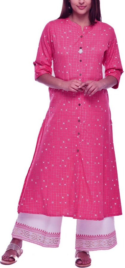 ladyline Kurtis for Women Cotton Tunic Top Indian Kurta Dress 