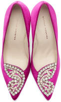 Thumbnail for your product : Sophia Webster Pink Bibi Butterfly Pearl Heels