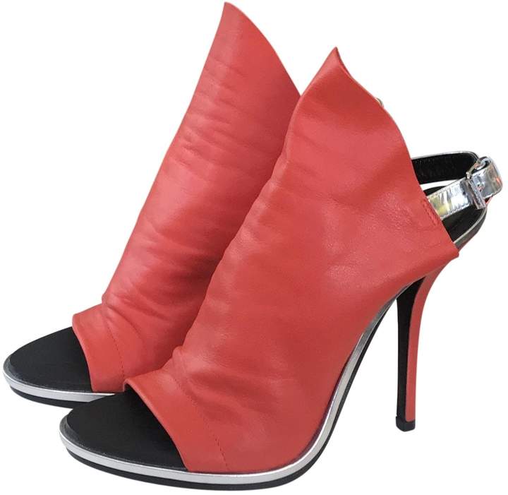 balenciaga heels red