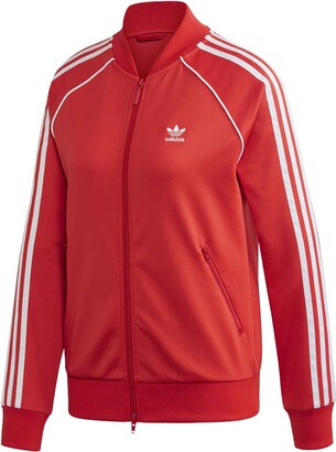 Red Adidas Jacket | Shop the world's largest collection of fashion |  ShopStyle UK
