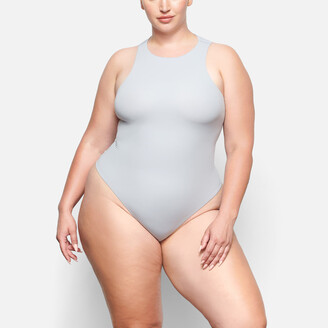 SKIMS Fits Everybody High Neck Bodysuit - ShopStyle Plus Size