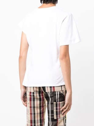 pushBUTTON Ruched Short-Sleeved Top