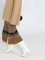 Thumbnail for your product : Joseph Saria plaid pleated skirt