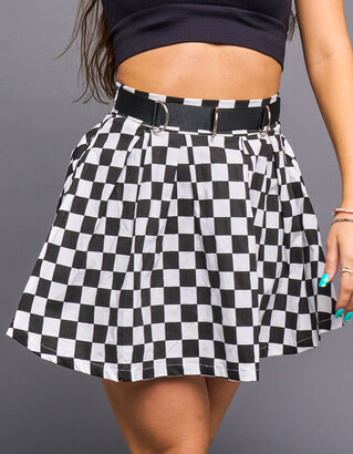 TRUEWRLD Checkered Womens Skirt - ShopStyle