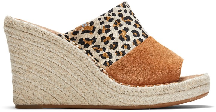 desert taupe suede women's monica wedges