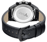 Thumbnail for your product : JBW Woodall Black Ion-Plated Stainless Steel & Diamond Chronograph Watch, 44mm