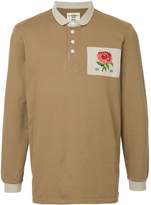 Thumbnail for your product : Kent & Curwen long-sleeve logo polo top