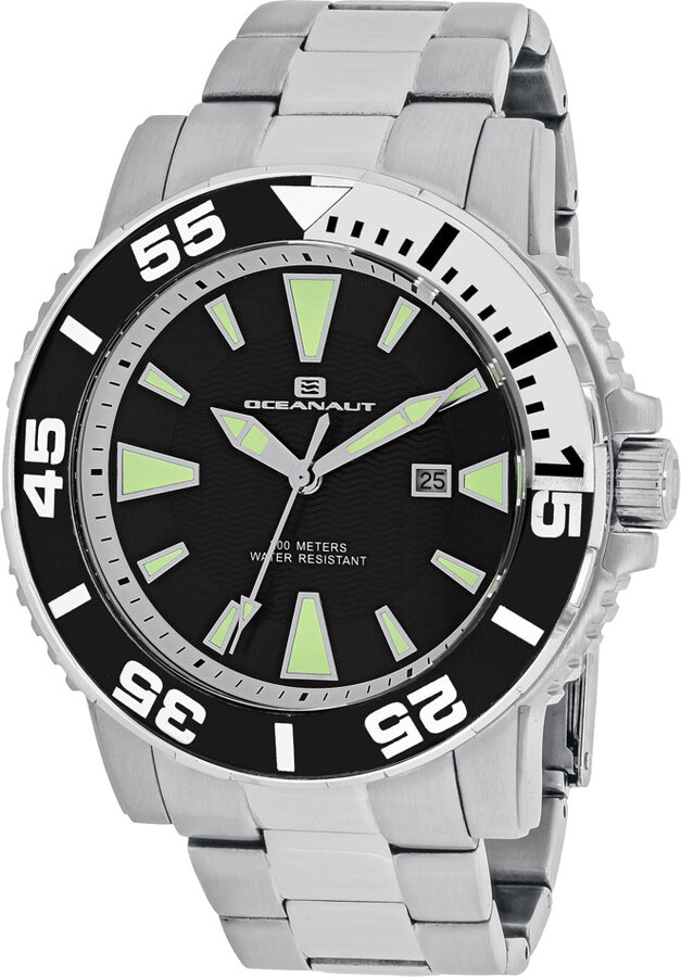 Oceanaut Men's Marletta Black Round 48mm