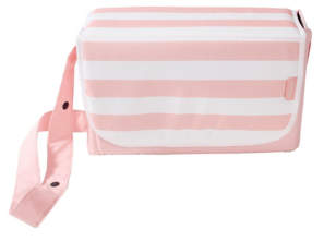 George My Babiie Pink thin Stripes Baby Changing Bag