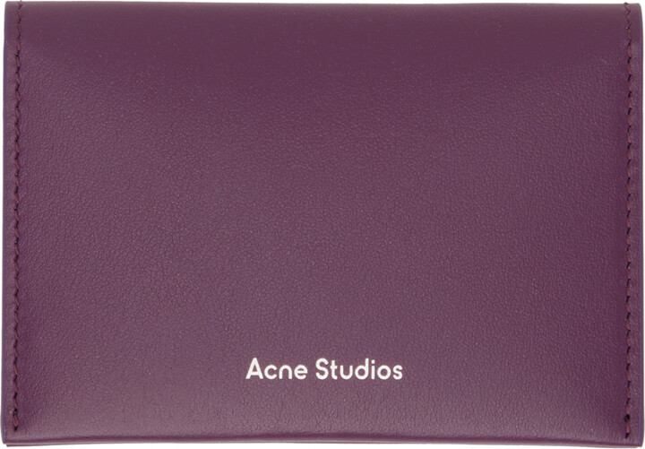 Save 36% Acne Studios Leather Foil-logo Cardholder in Black Womens Mens Accessories Mens Wallets and cardholders 