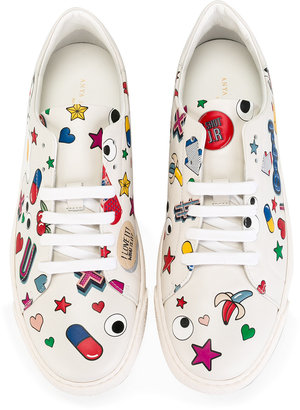 Anya Hindmarch stickers allover sneakers