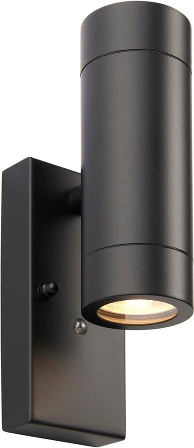 Loops Twin Up & Down IP44 Wall Light - Photocell Sensor - 2 x 7W GU10 ...