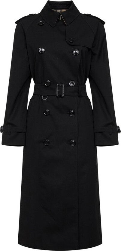 Burberry Double Breasted Belted Trench Coat