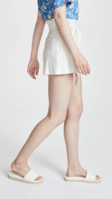 Alice + Olivia Laurine Paper Bag Shorts