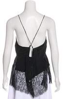 Thumbnail for your product : By Malene Birger Sleeveless Lace-Trimmed Top w/ Tags