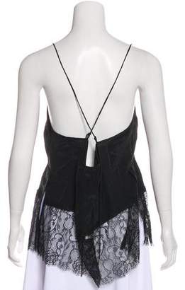 By Malene Birger Sleeveless Lace-Trimmed Top w/ Tags