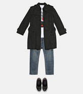 Thumbnail for your product : Burberry Children Mayfair cotton trench coat