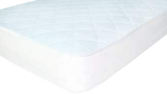 Healthy baby Ideas Premium Bamboo Viscose Crib Mattress Pad Waterproof With 9" Deep Fitted Skirt