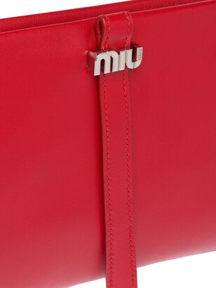 Miu Miu Nappa leather clutch