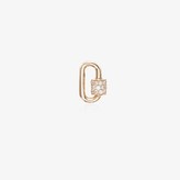 Thumbnail for your product : Marla Aaron 14K yellow gold Stoned Chubby Baby diamond lock charm