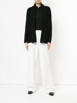 Thumbnail for your product : Fabiana Filippi ribbed belted cardigan