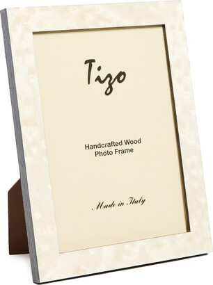 Tizo Design 5x7 Italian White Burl Wood Frame