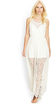Thumbnail for your product : Forever 21 Crocheted Lace Maxi Dress