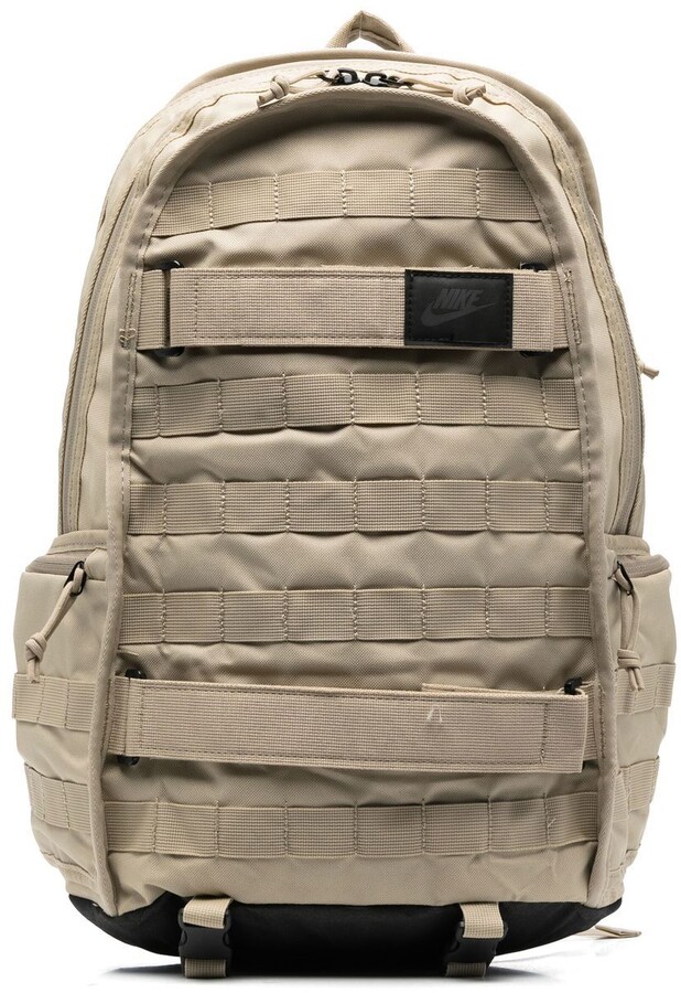 Nike Logo-Patch Zipped Backpack - ShopStyle