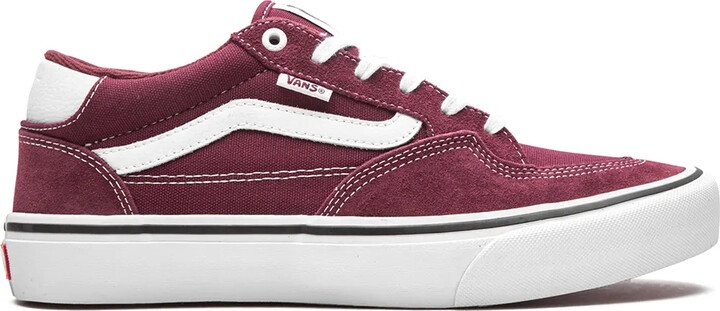 maroon van shoes