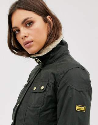 barbour trucker jacket