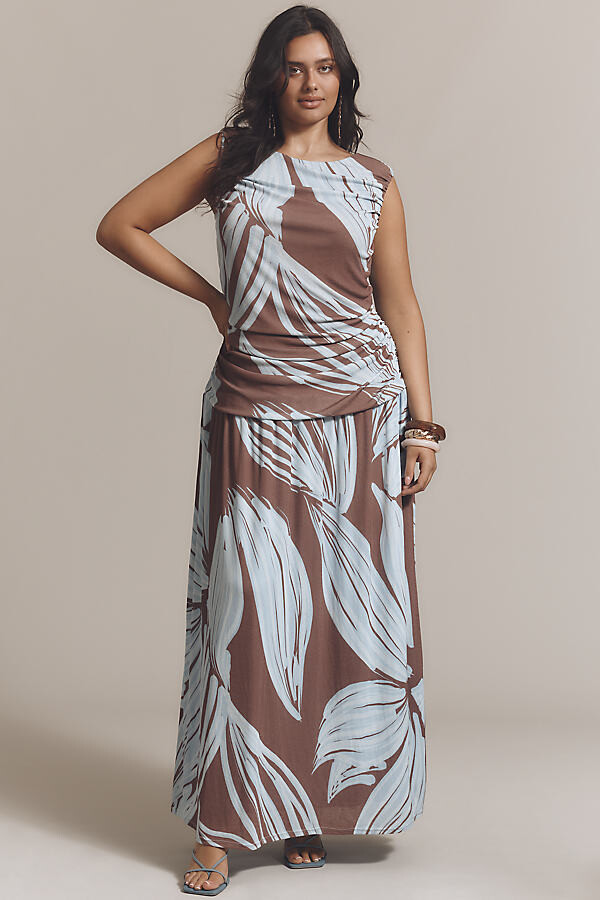 MON RENN Heirloom Sleeveless Maxi Dress