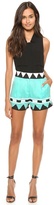 Thumbnail for your product : Mara Hoffman Geo Highwaisted Shorts