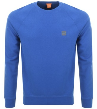 BOSS ORANGE Wheel Sweatshirt Blue