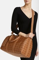 Thumbnail for your product : MCM 'Large Heritage' Coated Canvas Weekend Duffel Bag